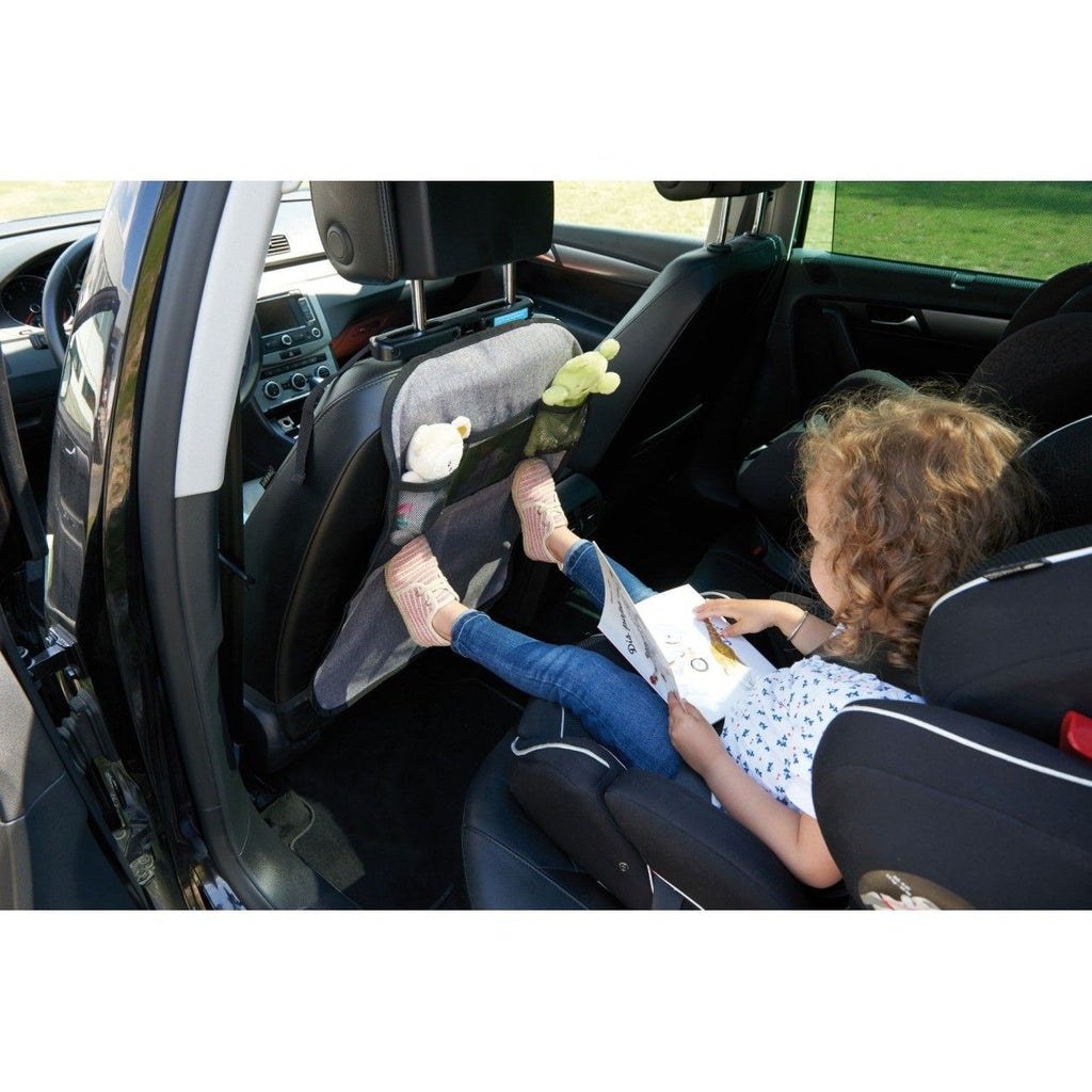 TINEO Baby Car Seat Protector - Storage Net - Universal Fit - 61x45cm