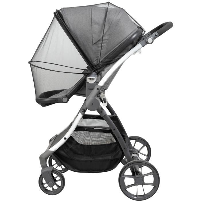 TINEO ALL INCLUSIVE Stroller Mosquito Net - Easy Zip Opening - Storage Pocket Included