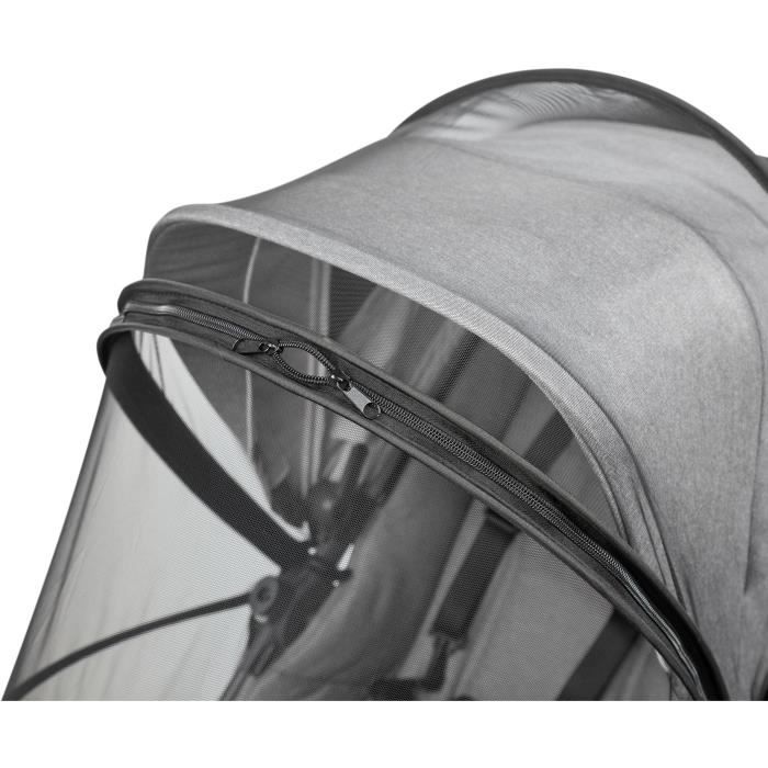 TINEO ALL INCLUSIVE Stroller Mosquito Net - Easy Zip Opening - Storage Pocket Included