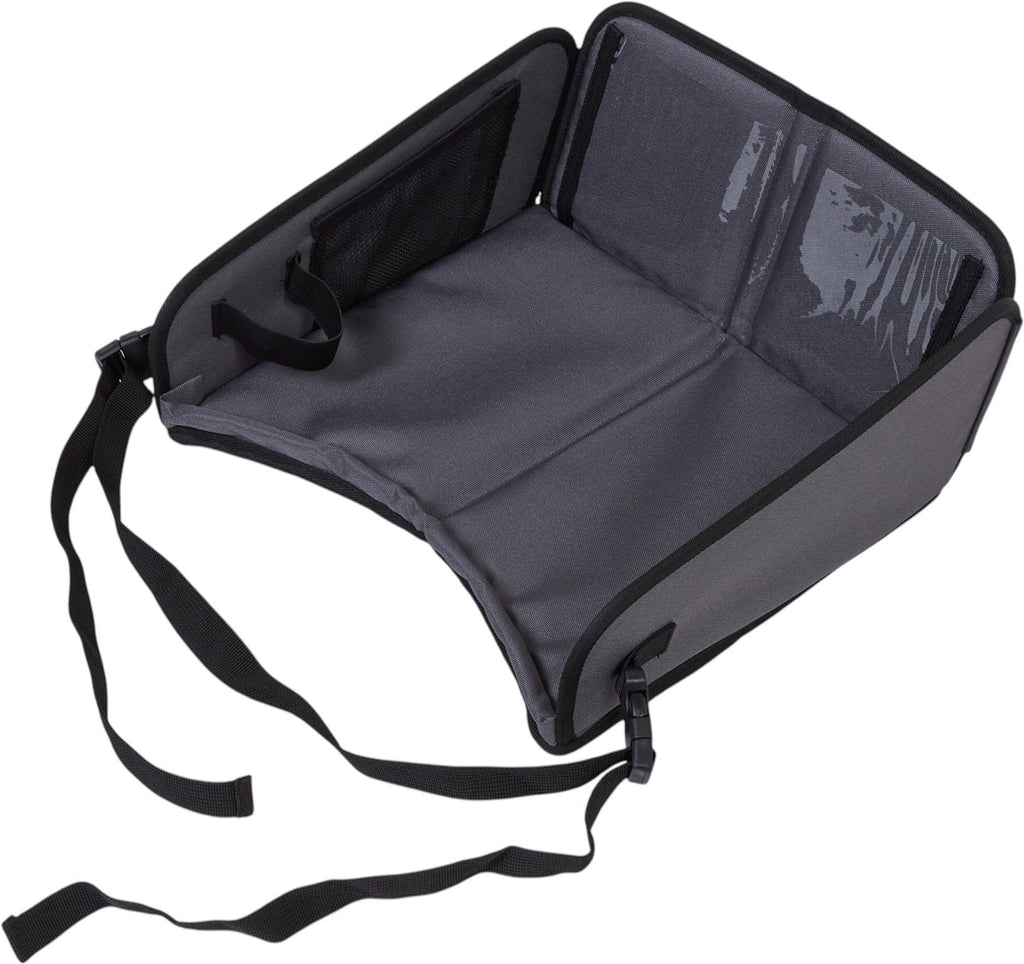 TINEO Travel Tray - Grey - Multi-Compartment - Car Seat Compatible