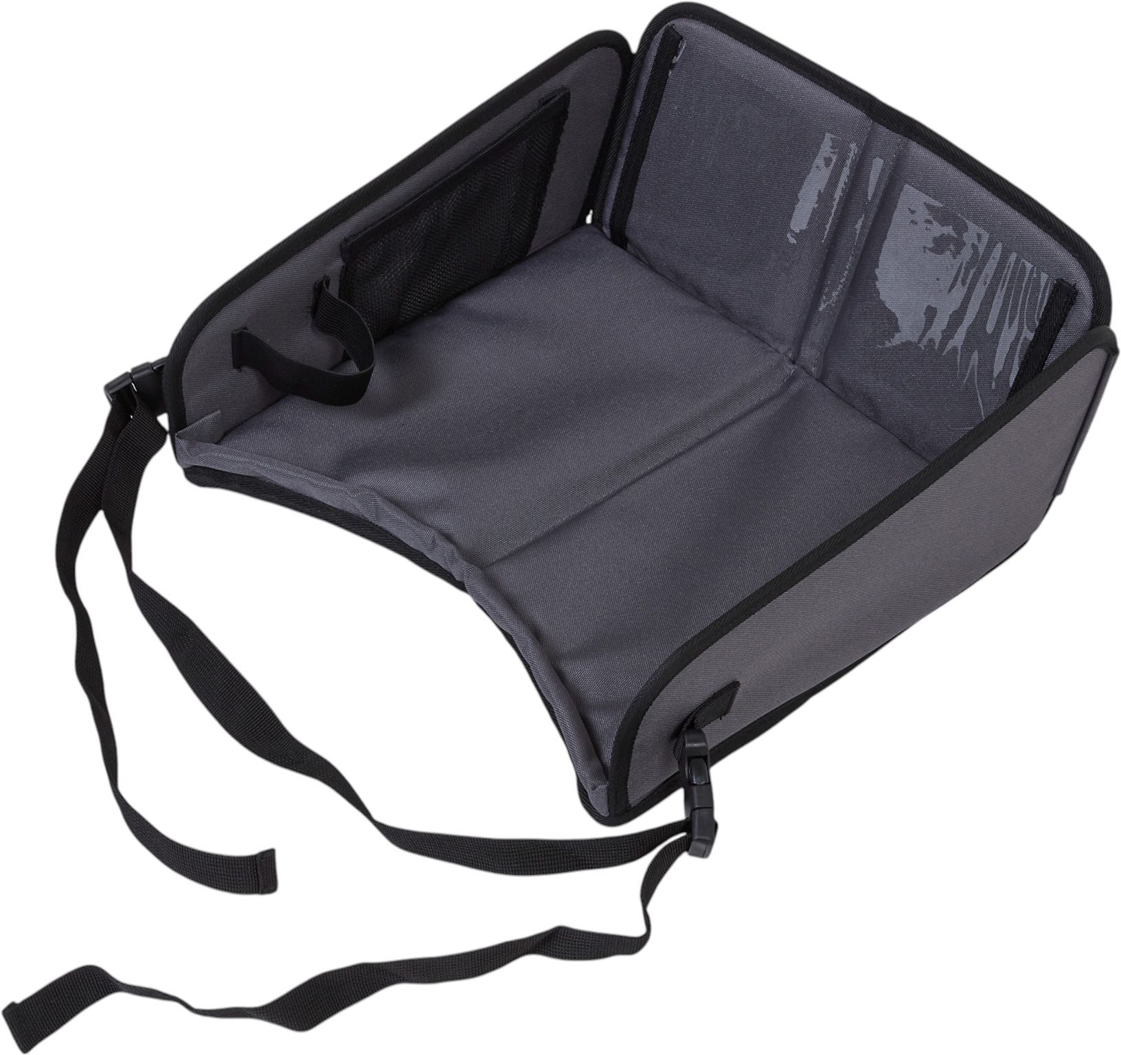 TINEO Travel Tray - Grey - Multi-Compartment - Car Seat Compatible
