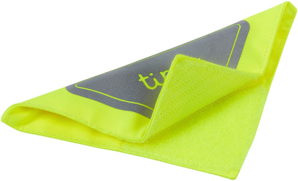 TINEO Reflective Patches - Velcro Fastening - Fluorescent Yellow - Universal Fit