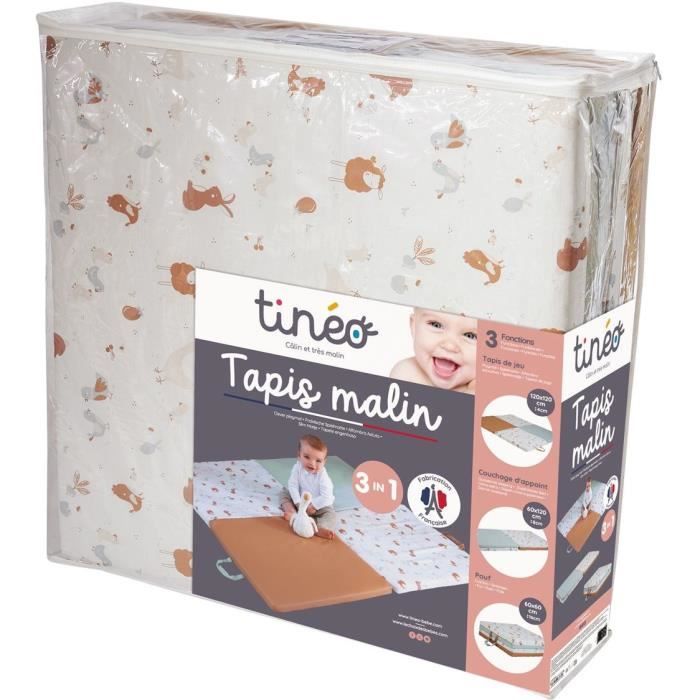 TINEO LITTLE FARMER - 3-in-1 Smart Playmat - 120 x 120 cm