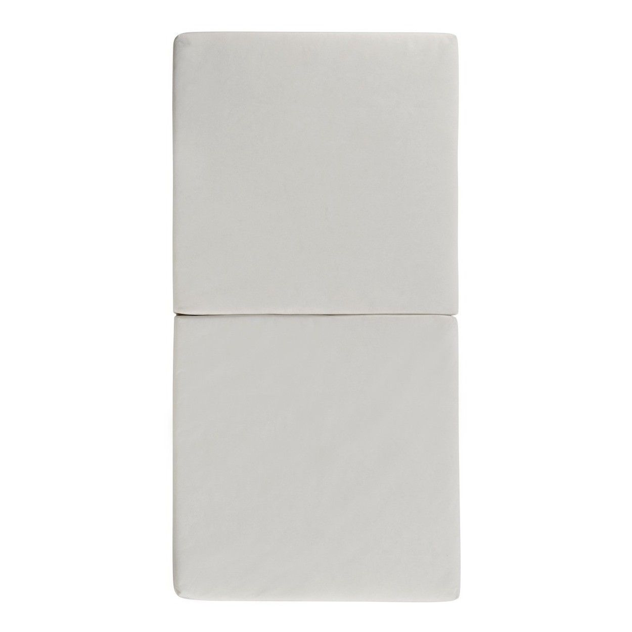 Folding Baby Mattress - 60 x 120 x 4 cm - 2 Parts - Removable Cover 60x120x4cm