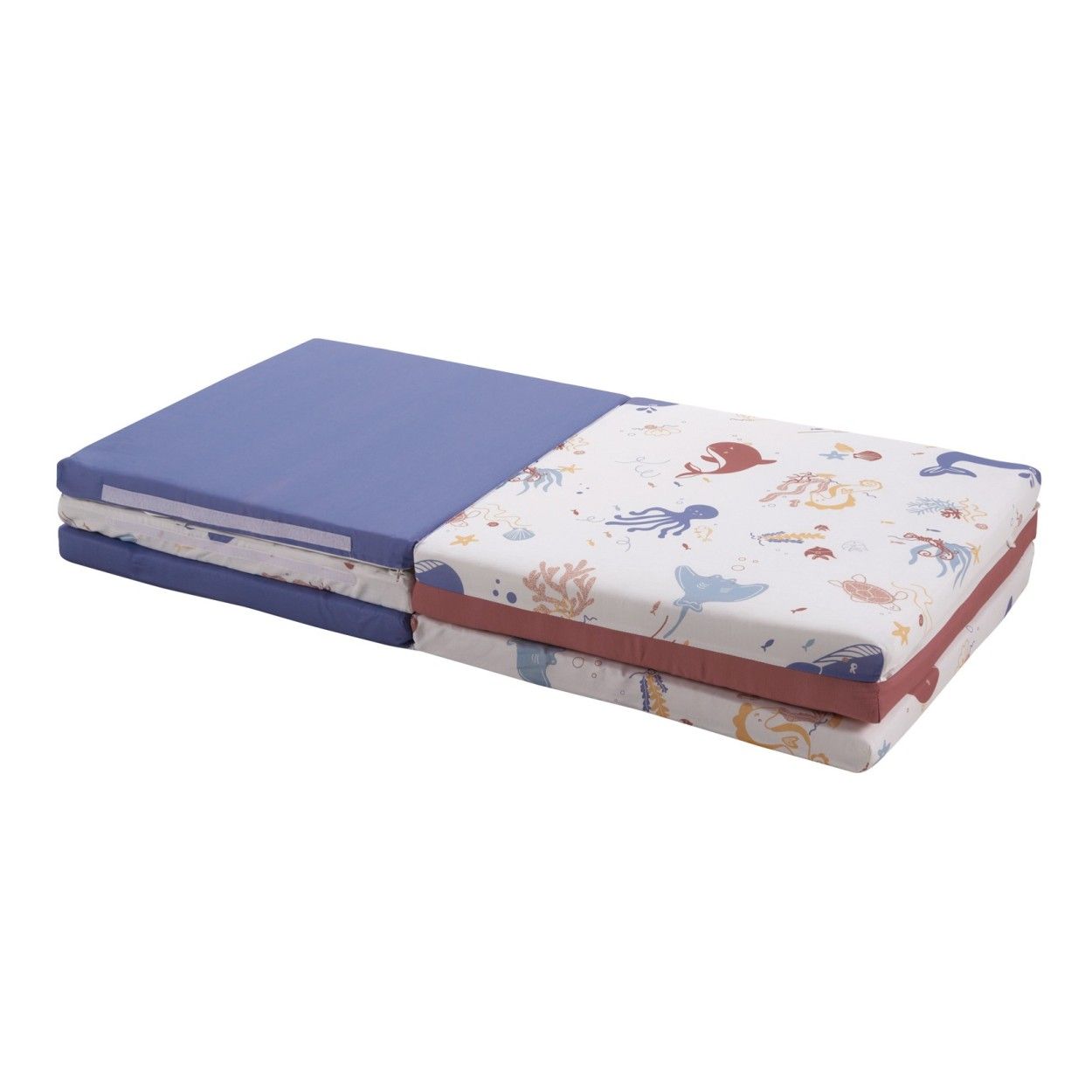 TINEO 5-in-1 Convertible Playmat - 120x180 cm - Ideal for Babies - Tunnel and Playhouse 5-in-1-Spielmatte