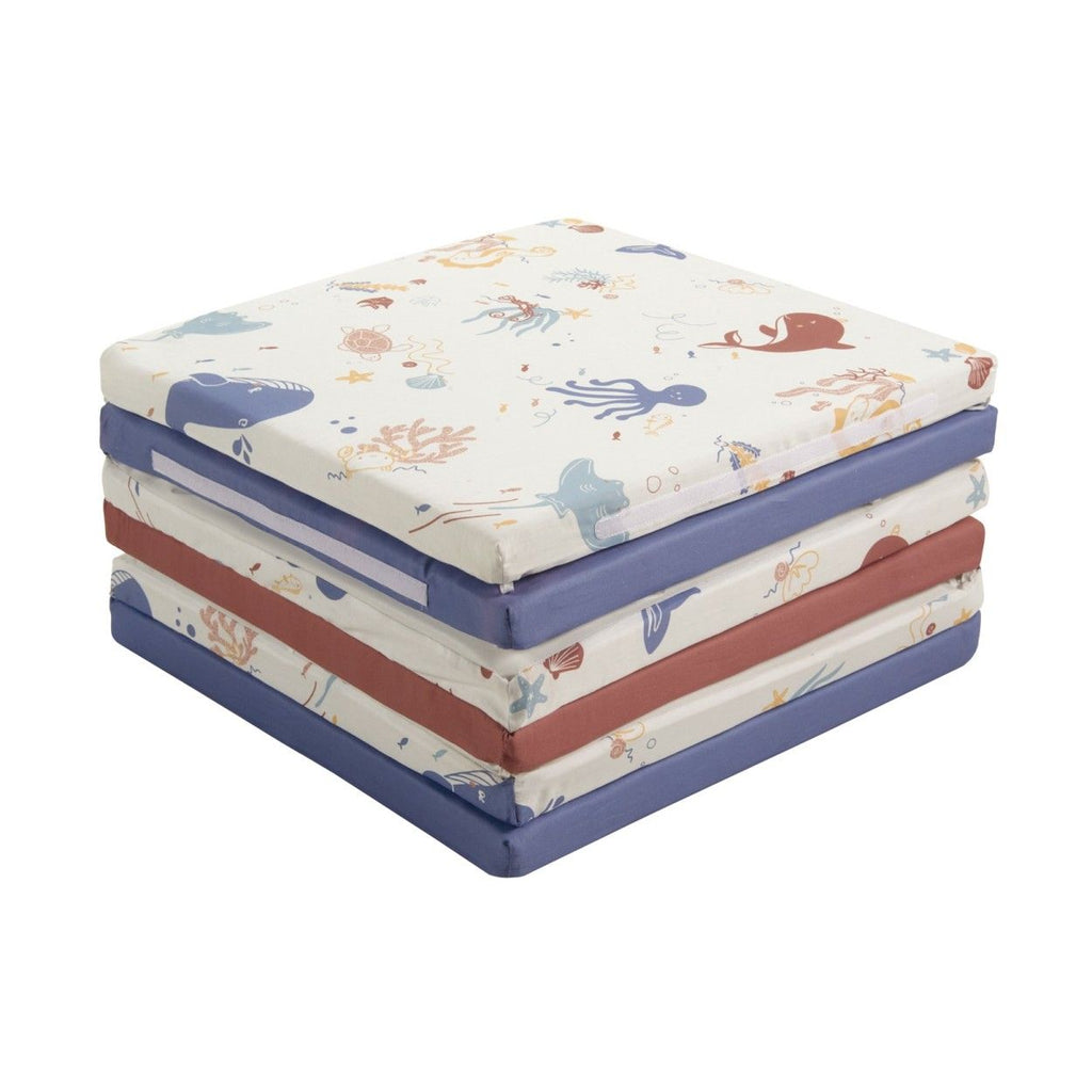 TINEO 5-in-1 Convertible Playmat - 120x180 cm - Ideal for Babies - Tunnel and Playhouse 5-in-1-Spielmatte