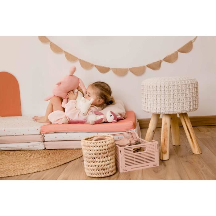 TINEO MON COeUR 5-in-1 Maxi Smart Playmat - Multifunctional Developmental Playmat - 120x180x5 cm