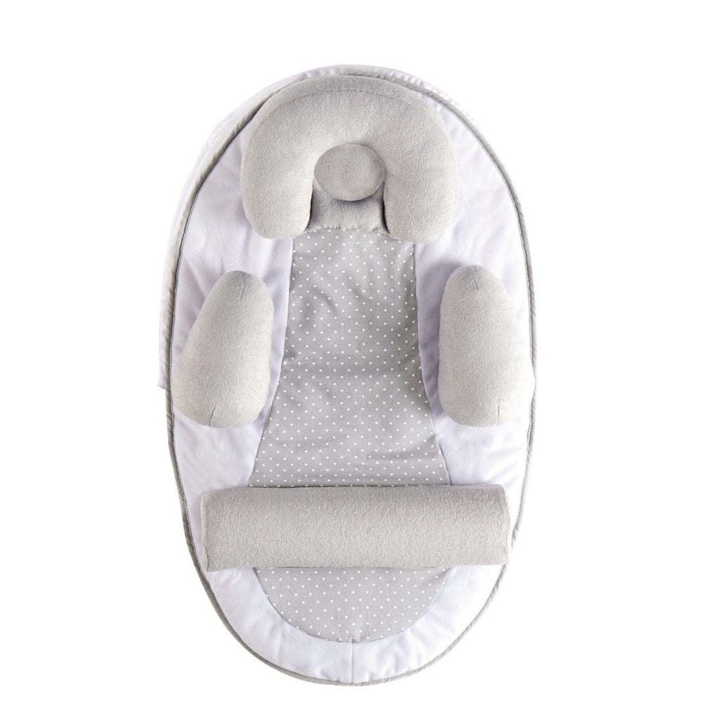 Cocon De Sommeil Bébé TINEO - Cale Bébé - Plan Incliné 10° - Évolutif - Ajustable - Amovible - 0-3 mois - Cale Tete Bébé - 58x40cm
