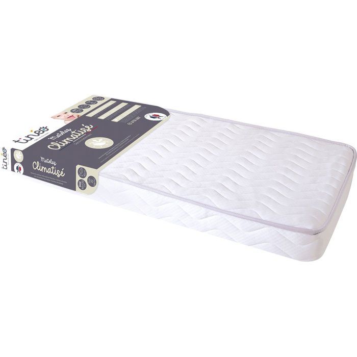 TINEO Climate-Controlled Mattress - 60x120x10 cm - Baby Mattress