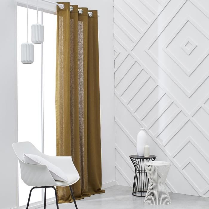 TODAY Eyelet Curtain - 140x240cm - 100% Cotton - Bronze