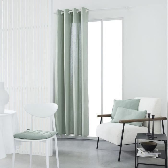 TODAY Eyelet Curtain - 140x240cm - 100% Cotton - Celadon