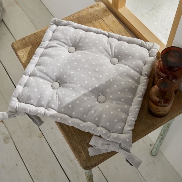 Today Quilted Seat Cushion - Charme - Constance Print - 40 x 40 cm