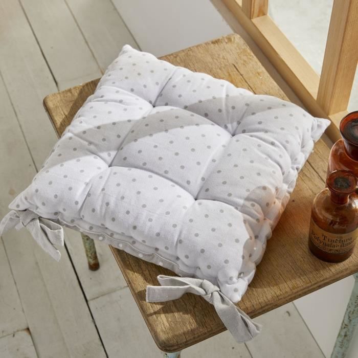 Today Quilted Seat Cushion - Charme - Constance Print - 40 x 40 cm