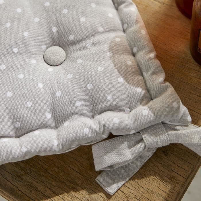 Today Quilted Seat Cushion - Charme - Constance Print - 40 x 40 cm