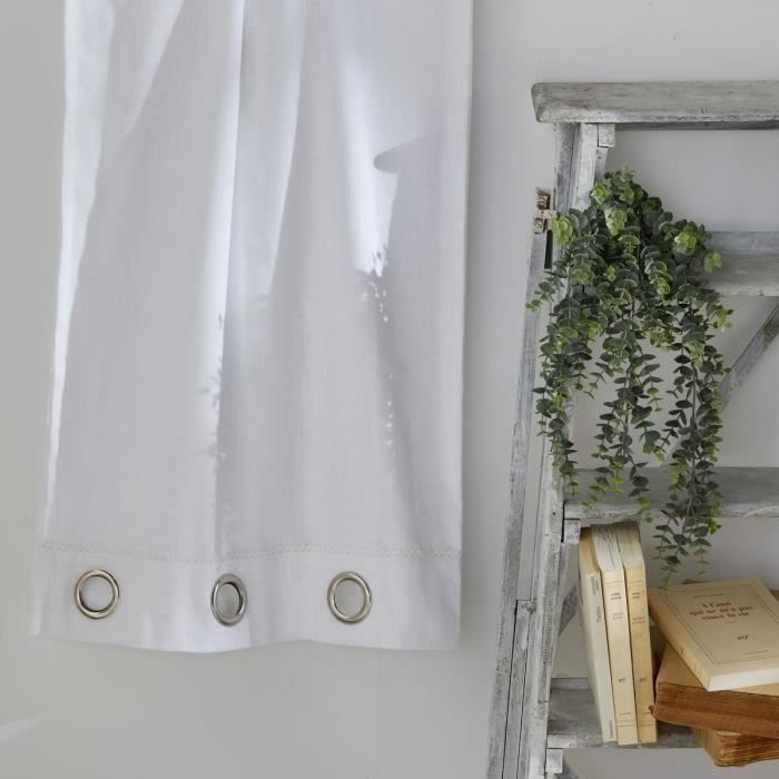 TODAY Sheer Curtain - CHARM - 140 x 240 cm - Chalk-Effect Eyelets