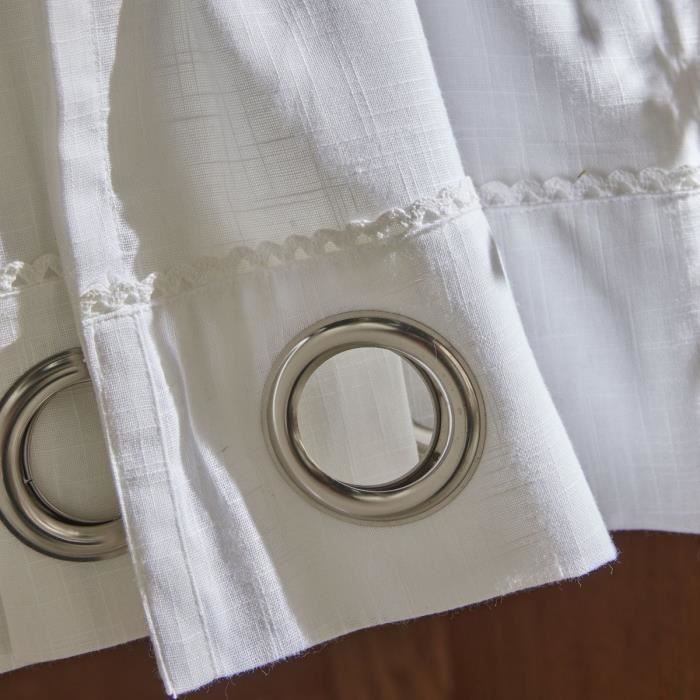 TODAY Sheer Curtain - CHARM - 140 x 240 cm - Chalk-Effect Eyelets