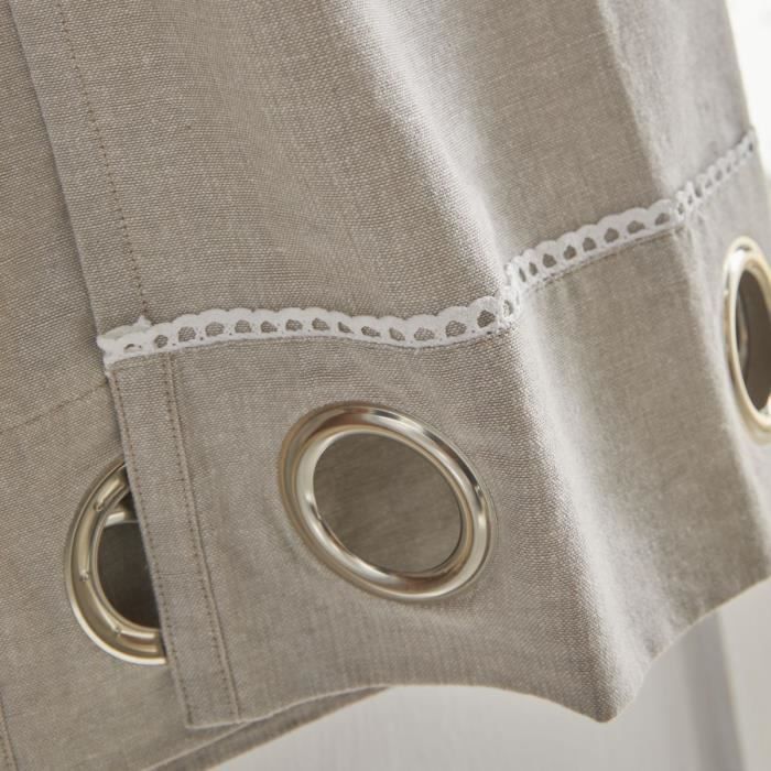 TODAY Charme Curtain - 140 x 240 cm - Chambray Berenice