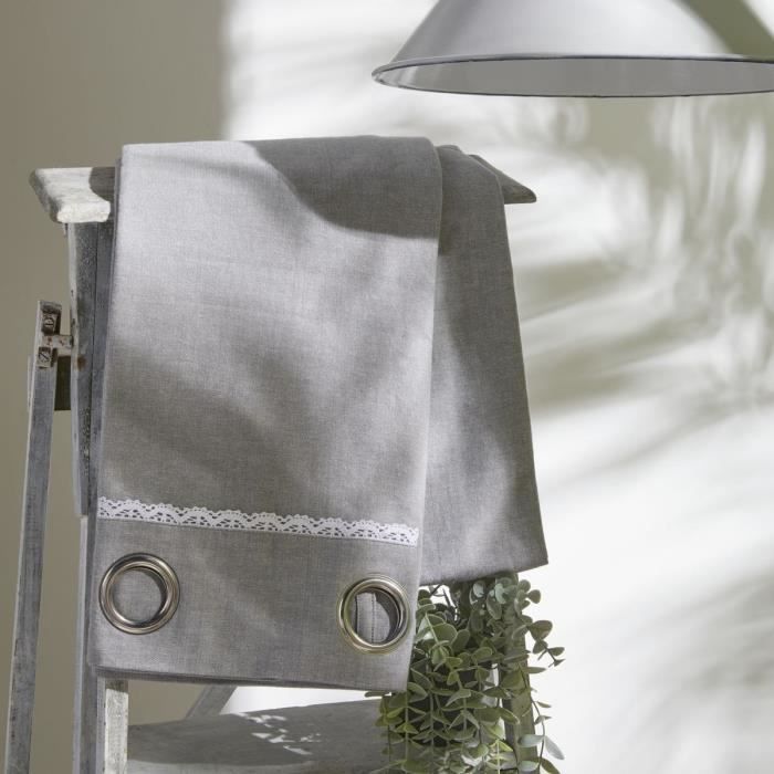 TODAY Charme Curtain - 140 x 240 cm - Chambray Capucine
