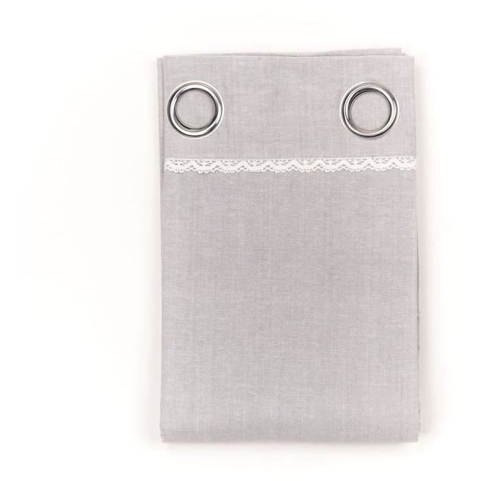 TODAY Charme Curtain - 140 x 240 cm - Chambray Constance