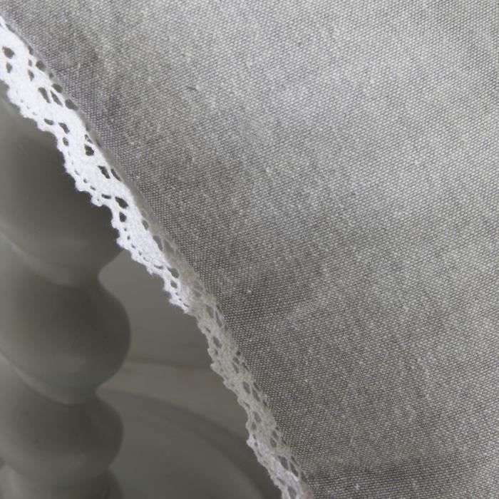 Today Cushion - Charme - Chambray x Capucine Lace - 40 x 40 cm