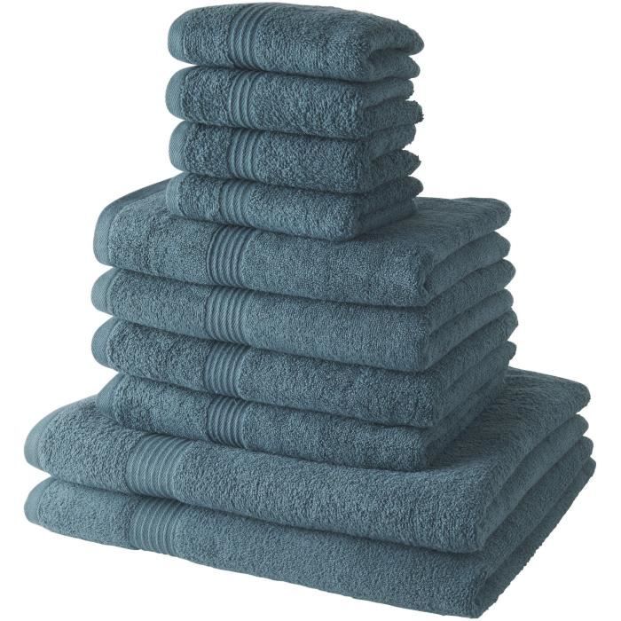 TODAY Bath Towel Set - 4 Towels 30 x 50 cm + 4 Towels 50 x 90 cm + 2 Bath Sheets 70 x
