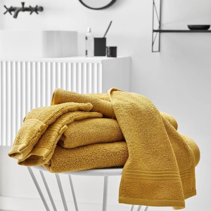 TODAY Essential - Maxi Bath Towel 90x150 cm 100% Cotton Ochre Color