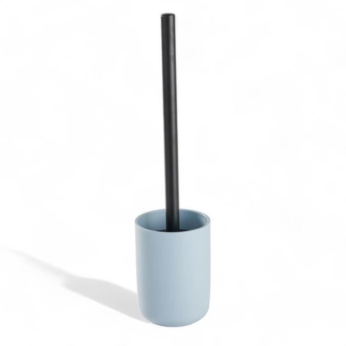 4-Piece Bathroom Accessory Set - TODAY - UTILITY - Tumbler, Soap Dispenser, Toilet Brush - Blue