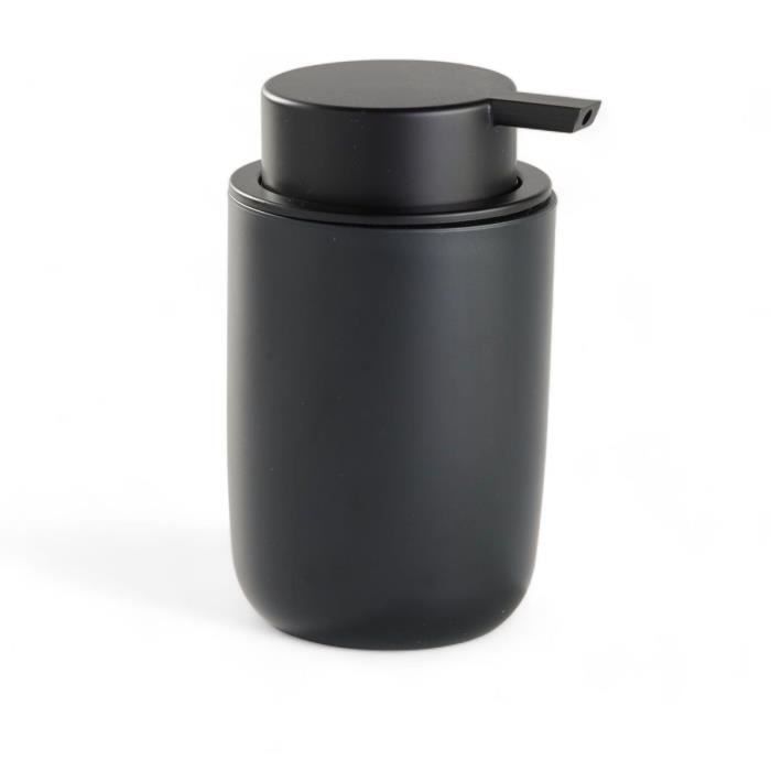 4-Piece Bathroom Accessory Set - TODAY - UTILITY - Tumbler, Soap Dispenser, Toilet Brush - Black