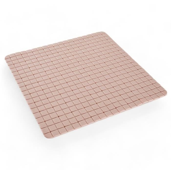 TODAY Anti-slip Bath Mat - 50 x 50 cm - Square - Pink
