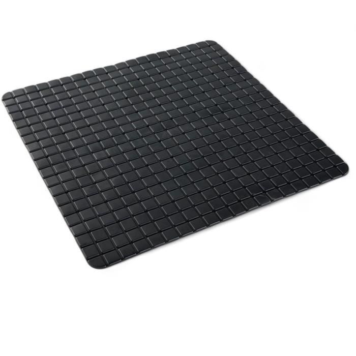 TODAY Anti-slip Bath Mat - 50 x 50 cm - Square - Black