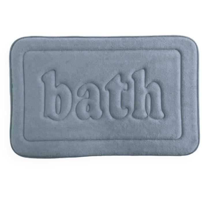 TODAY Memory Foam Bath Mat - 40 x 60 cm - Blue