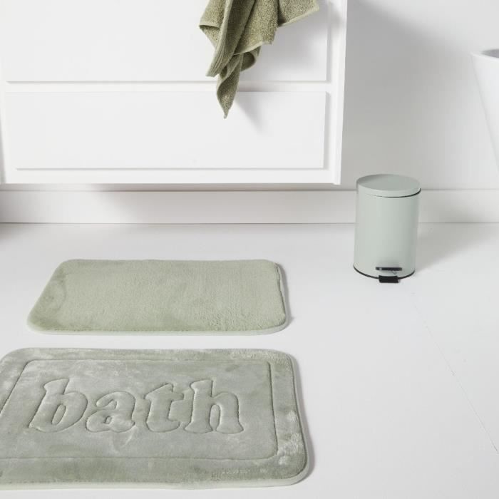 TODAY Memory Foam Bath Mat - 40 x 60 cm - Green