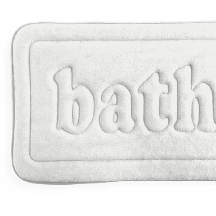 TODAY Memory Foam Bath Mat - 40 x 60 cm - White