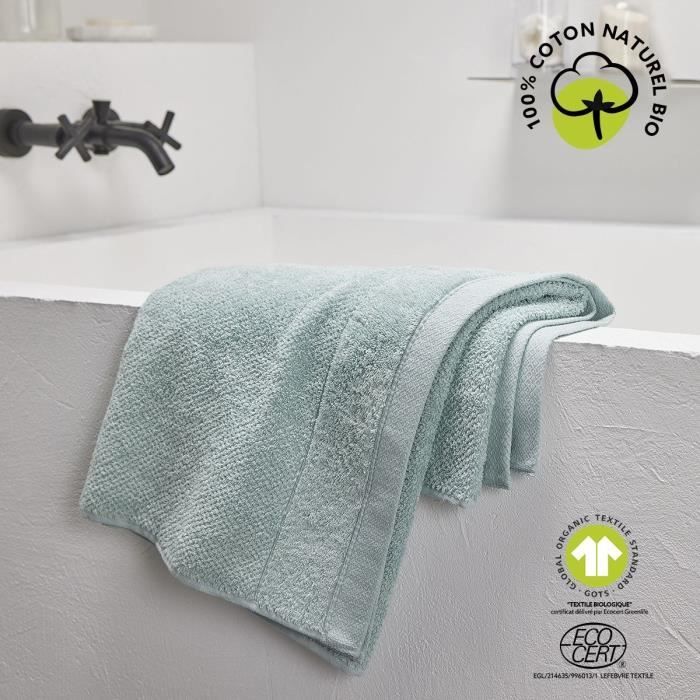 Bath Towel - TODAY - 50 x 90 cm - Organic Cotton - Celadon