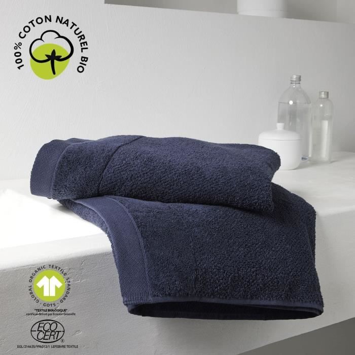 TODAY Bath Towel 70 x 130 cm 100% Organic Cotton Navy
