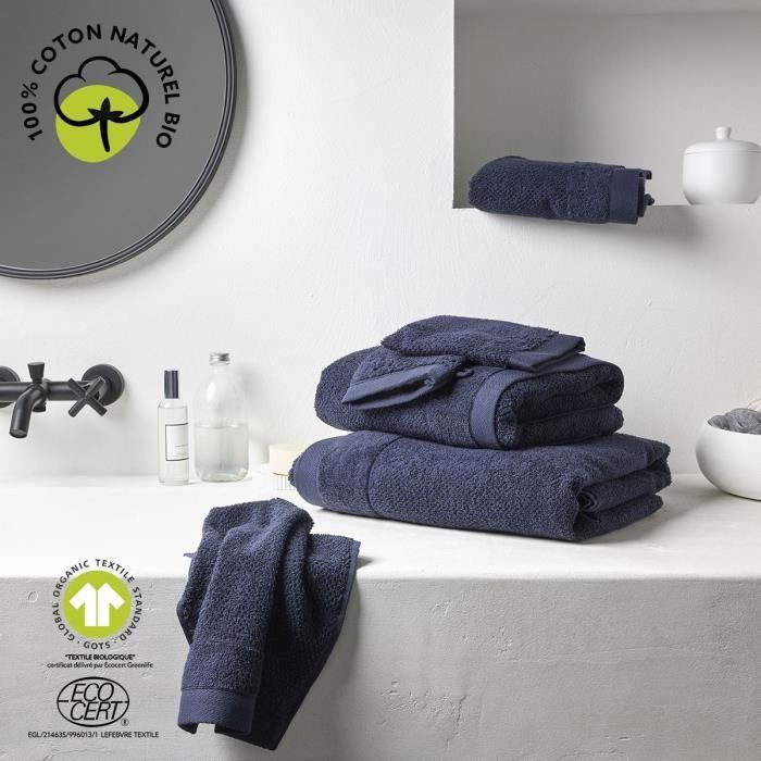 TODAY Bath Towel 70 x 130 cm 100% Organic Cotton Navy