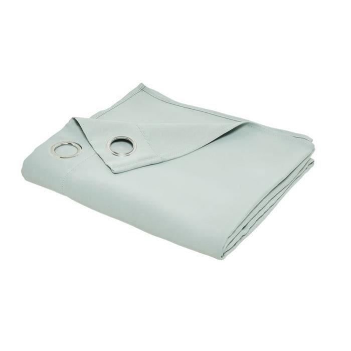 TODAY Blackout Curtain Eyelets Plain Green 140x240 cm