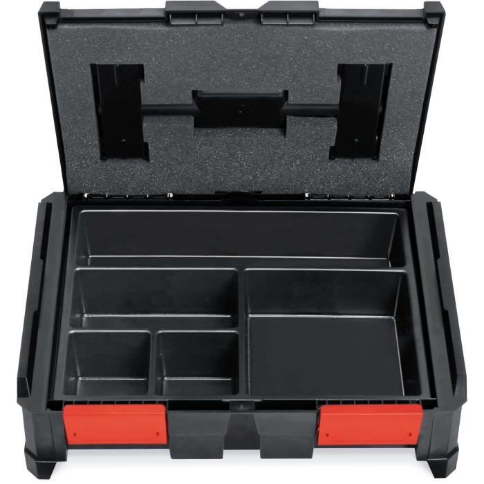 TOOD Compartmentalized Insert - 5 Fixed Compartments - For Professional Cases - Stackable - 40x30x7 cm