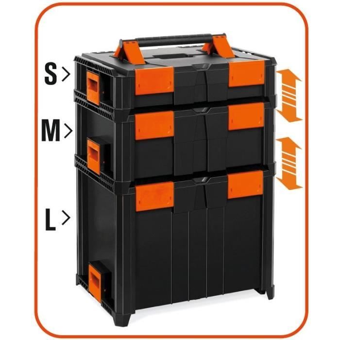 TOOD Professional Case - Stackable - ABS - 46x34x14 cm