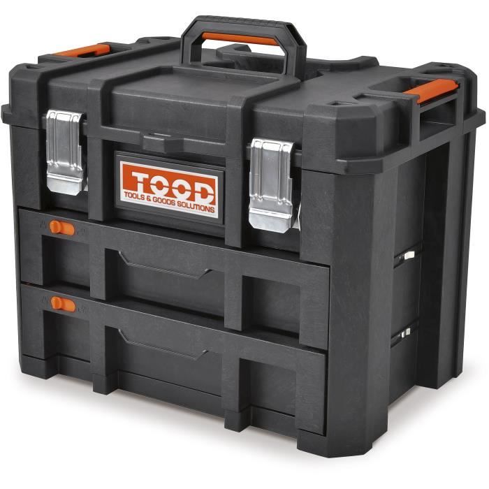 TOOD Tool Case/Box - Waterproof - With Drawers - 53x37x40 cm