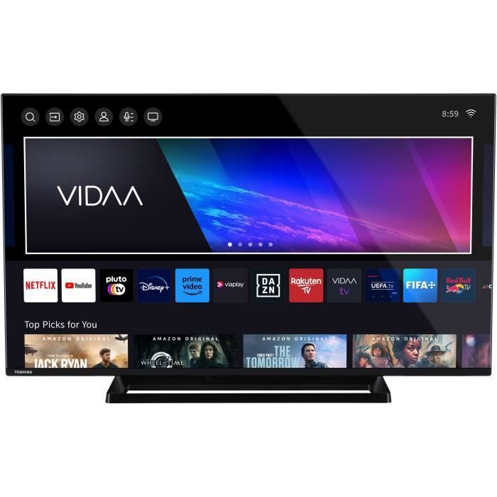 TOSHIBA 43QV3363DG - QLED TV 43'' (108 cm) - 4K UHD 3840x2160 - HDR - Smart TV - 3xHDMI - WiFi