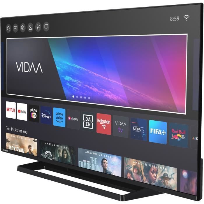 TOSHIBA 43QV3363DG - QLED TV 43'' (108 cm) - 4K UHD 3840x2160 - HDR - Smart TV - 3xHDMI - WiFi