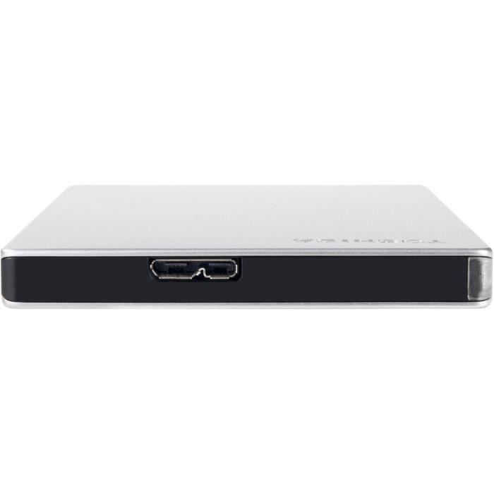 TOSHIBA External Hard Drive - CANVIO Slim - 1TB - Aluminum - USB 3.2 Gen 1