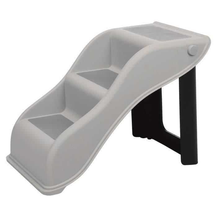 TRIXIE Dog Staircase - 34 x 39 x 54 cm - Light Grey - For Dogs