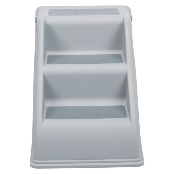 TRIXIE Dog Staircase - 34 x 39 x 54 cm - Light Grey - For Dogs