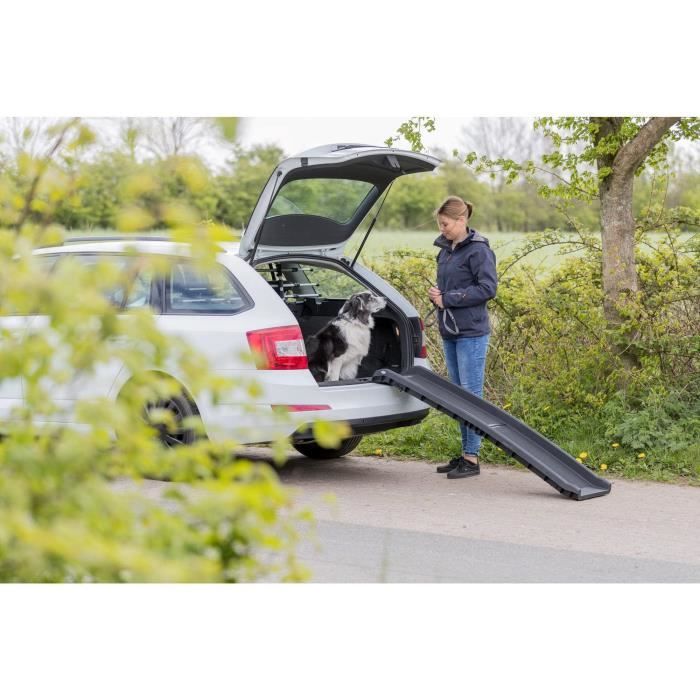 TRIXIE Petwalk Ramp - Plastic - Safety Rails - Black