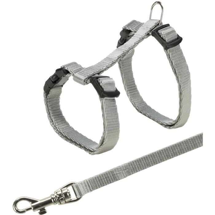 TRIXIE Junior Kitten Harness with Leash Nylon 19x31cm 8 mm 1.20 m