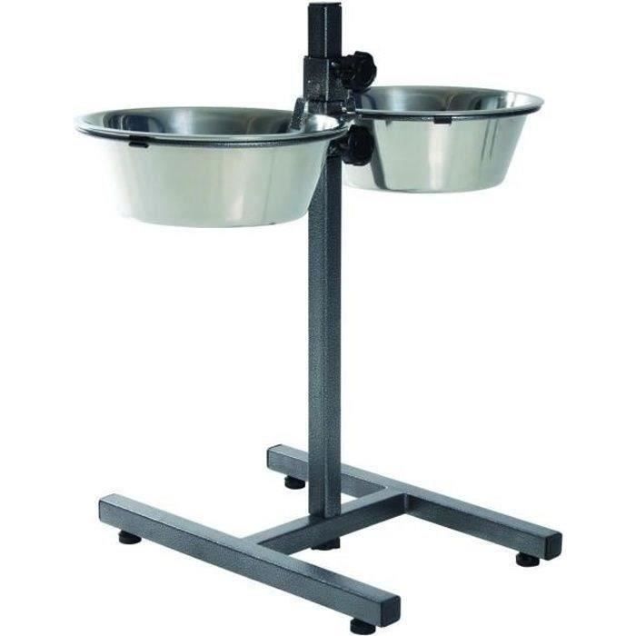 TRIXIE Adjustable Dog Bowl Stand 5.6 L 24 cm Height