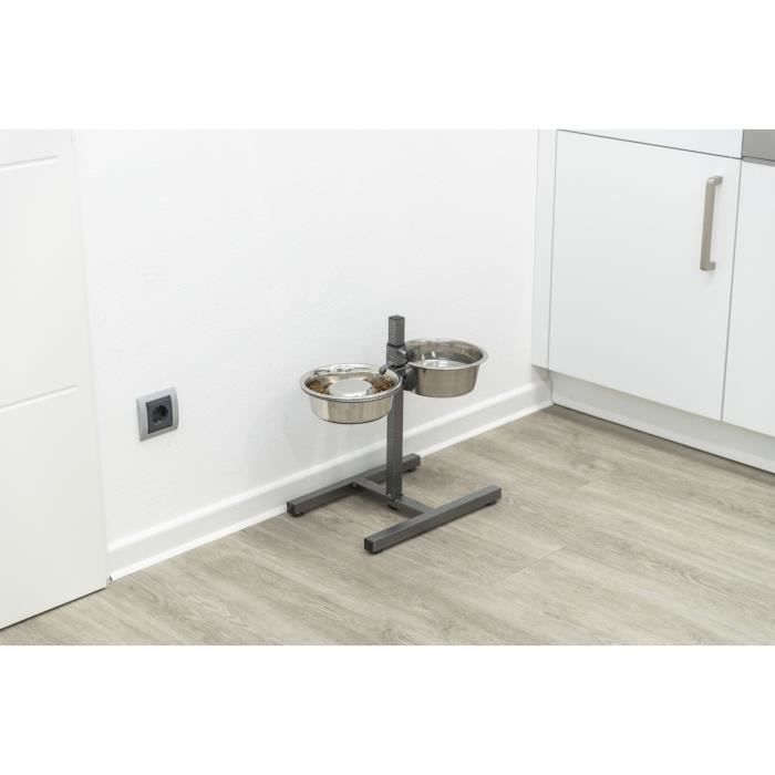 TRIXIE Adjustable Dog Bowl Stand 5.6 L 24 cm Height