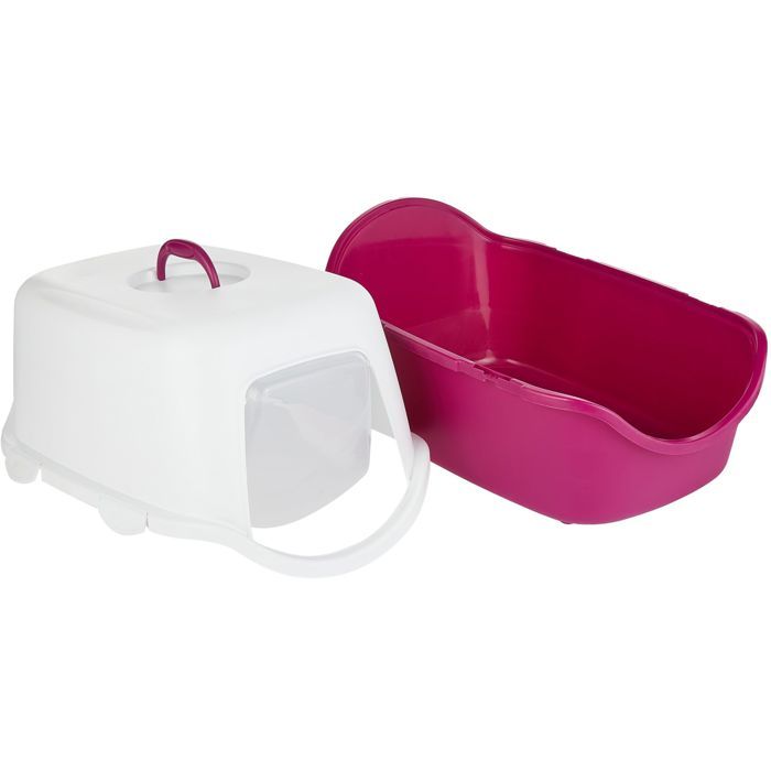 TRIXIE Vico Litter Box - With Lid - 40 x 40 x 56 cm